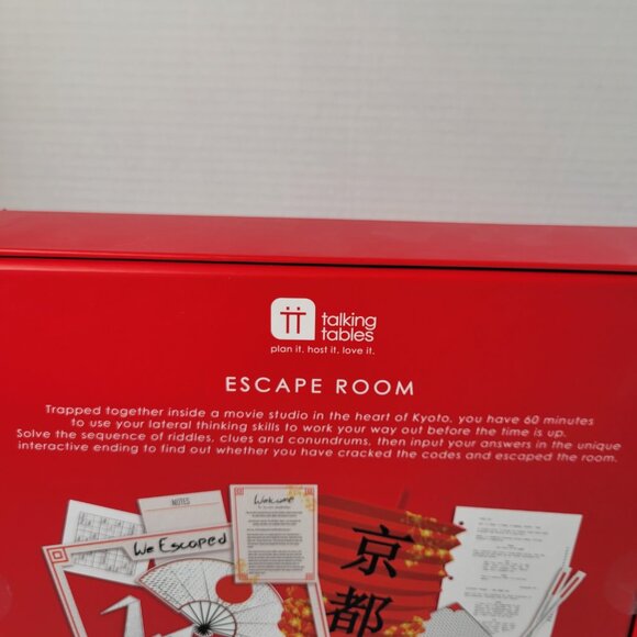Escape Room At Home Game Talking Tables Kyoto Movie Studio Brand New - Picture 6 of 6